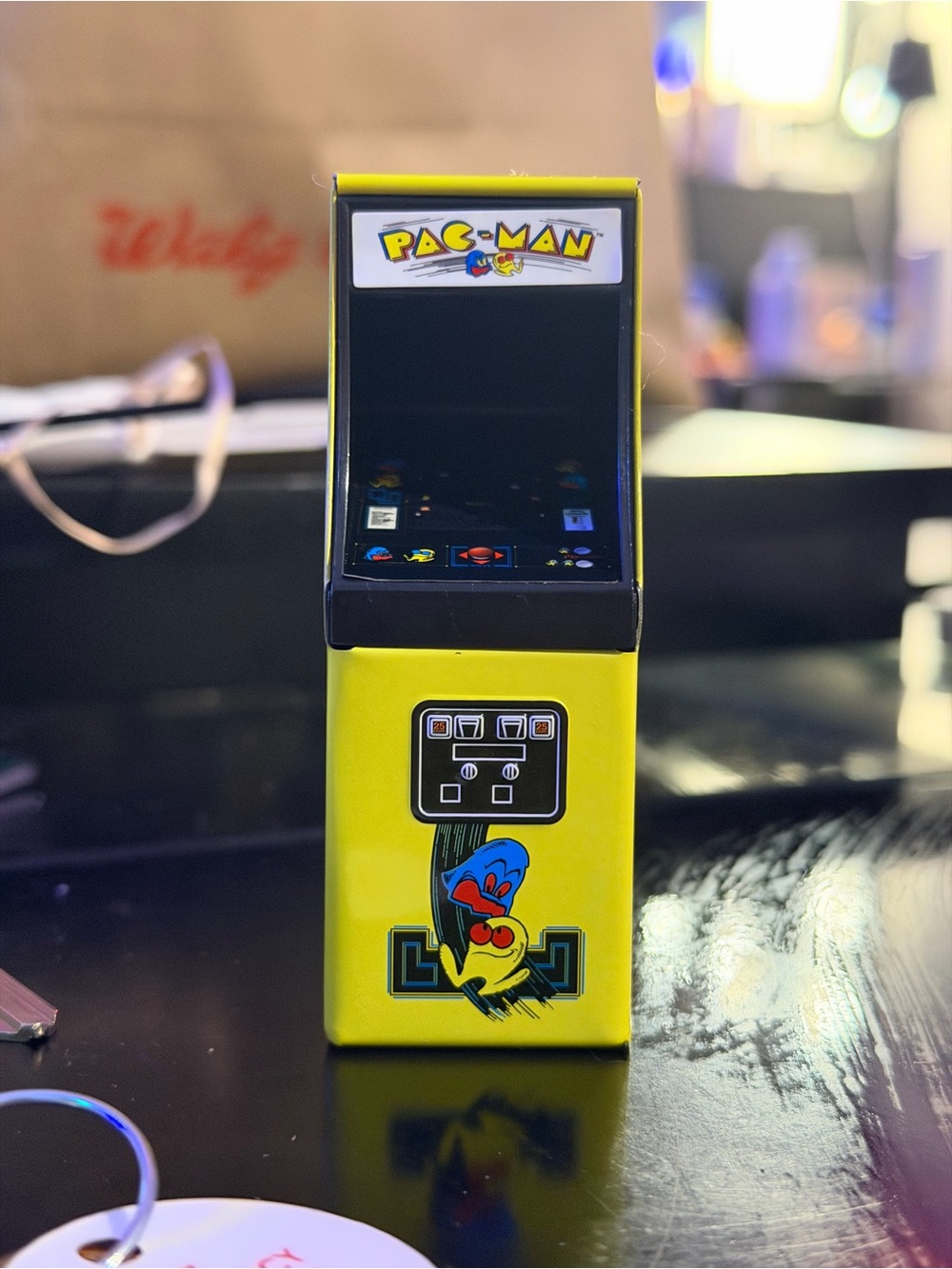 Mini Pac Man Arcade Machine - Man Cave Decor - Picture 6 of 7